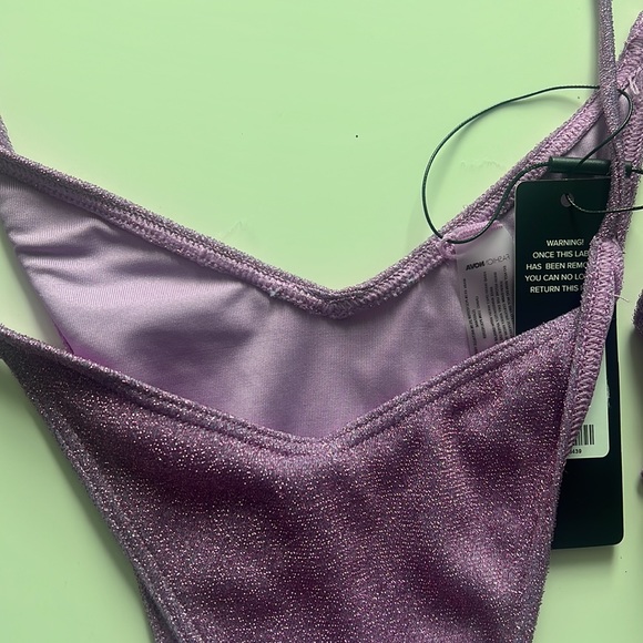 Fashion nova purple sparkle bikini - Picture 4 of 5
